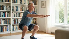 スクワットは何回できますか？それがあなたの本当の年齢を教えてくれます