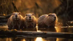 ビーバーが木を倒すのは、食べ物のためではない：驚くべき真実