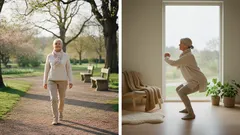 スクワットはウォーキングよりも効果的というのは本当か：フィットネストレーナーからのアドバイス